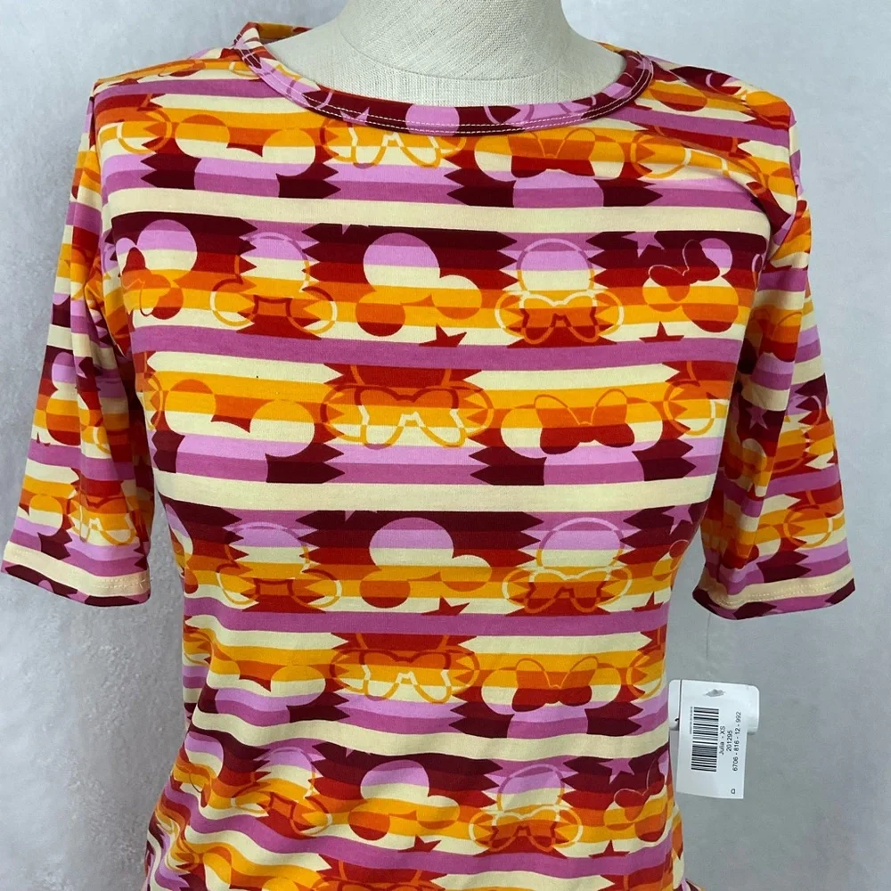 Lularoe Julia Disney Dress Size XS - NWT - Mickey Minnie Mouse - Picture 3 of 6